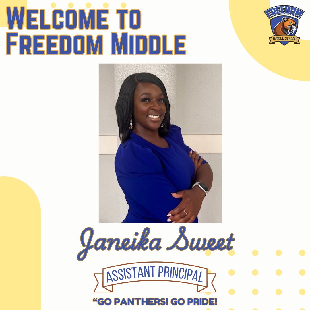 A roaring Panther welcome to our new Assistant Principals, Mrs. Ruiz Moreno &amp; Ms. Sweet!
#GoPanthersGoPride <a href="/OCPSnews/">ocpsnews</a> <a href="/OCPS_PFE/">OCPS Parent and Family Engagement</a>