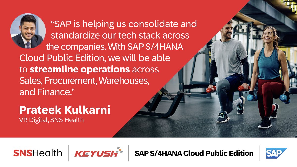 fruity1510's tweet photo. Hear from the CIO of SNS Health on why they decided that SAP S/4HANA Cloud Public Edition and Partner Keyush was EXACTLY what they needed to expand their business!  Watch the video: https://t.co/8bzCwNY9Lx #SMeAskLili https://t.co/iGEOYpcRi9