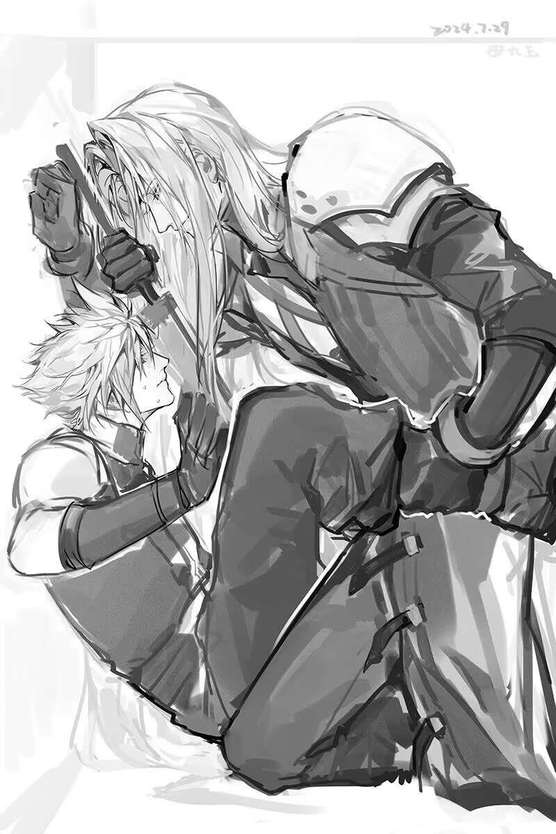 tiandayu2022's tweet photo. 感觉萨老师头已经进去了…

-
-
-
-

#セフィクラ
#FF7 
#セフィロス #クラウド 
#神羅英雄 
#sefikura 
#SC
#Sephiroth #CloudStrife 
#萨菲罗斯 #克劳德 https://t.co/FKQ0EARV2c