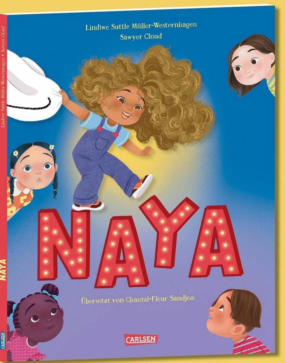 Felicia Mabuza-Suttle (@feliciamabuza) on Twitter photo Congrats to <a href="/lindiwesuttle/">Lindiwe Suttle Müller-Westernhagen</a> on the launch of her captivating new children's book #NAYA, illustrated by Sawyer Cloud. The book is about embracing our diversity proudly & empowering them. The book is published by renowned German publishing house Carlsen Kinderbuch.
You go Lindi!👏🏾 Congrats to <a href="/lindiwesuttle/">Lindiwe Suttle Müller-Westernhagen</a> on the launch of her captivating new children's book #NAYA, illustrated by Sawyer Cloud. The book is about embracing our diversity proudly & empowering them. The book is published by renowned German publishing house Carlsen Kinderbuch.
You go Lindi!👏🏾