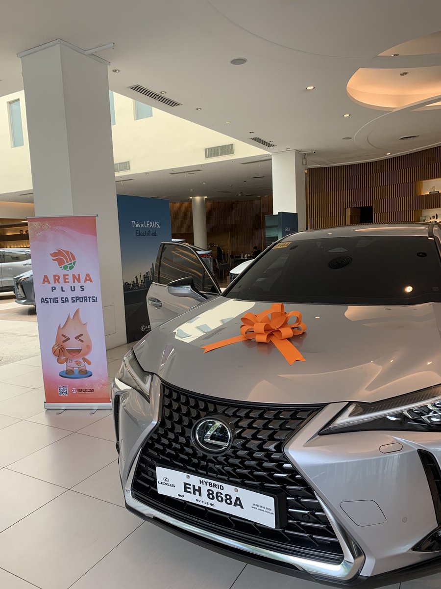 arenaplusph's tweet photo. Ang ating Astig Winner ng ating Lexus Car! 
Vroom vroom skrt skrt 💨🛞

#APMagicSaNBA #MagicTicket #ArenaPlus #AstigSaSports https://t.co/W0SfG6m76t