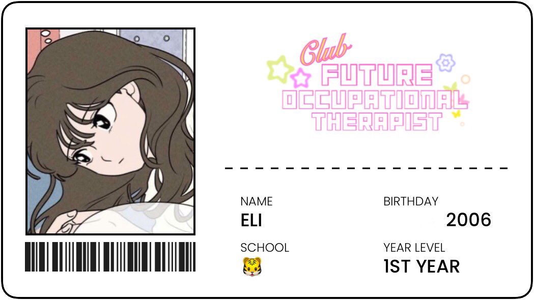 📨  restarting … 》

hi! i'm eli, let's be moots 🫶

not new to #studytwt #studytwtph but i’m looking for more moots !

• incoming bs ot freshie 🐯
• she/her
• istj, virgo, ‘06
• likes: taylor swift, anime, genshin, manhwa

♡ &amp; ↺ are very appreciated! 🩷🖇️