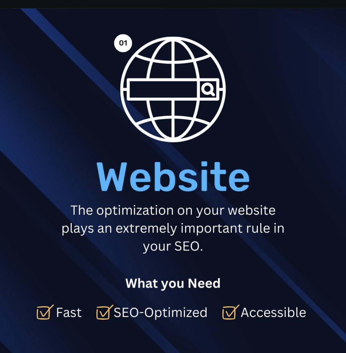 EdankBarnett's tweet photo. What are the components of SEO? And why is it important? https://t.co/x4boat6fDb