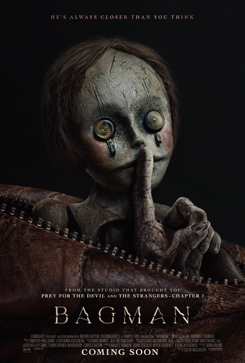 FilmNewsNos's tweet photo. 🎬 Here’s the NEW POSTER for horror movie, #Bagman! Starring @samclaflin #AntoniaThomas #SharonDClarke #StevenCree #WilliamHope #AdelleLeonce #PeterMcDonald #HenryPettigrew #CarellRhoden #WillDavis
In theaters September 20, 2024
@MccarthyColm https://t.co/bOVDeoQklS