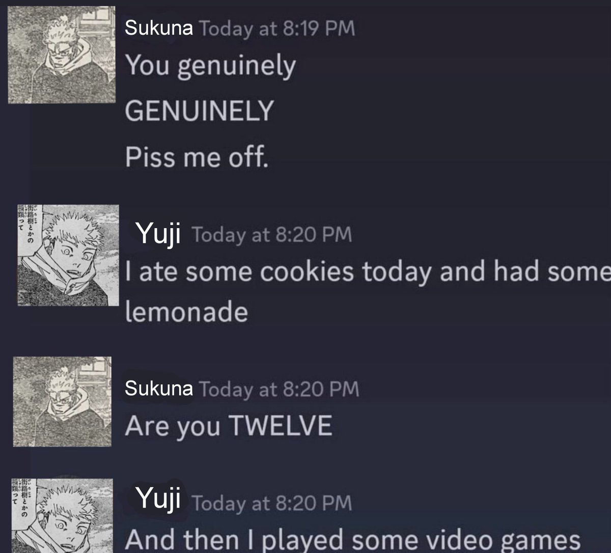 YUUJIHADIST's tweet image. #jjk265