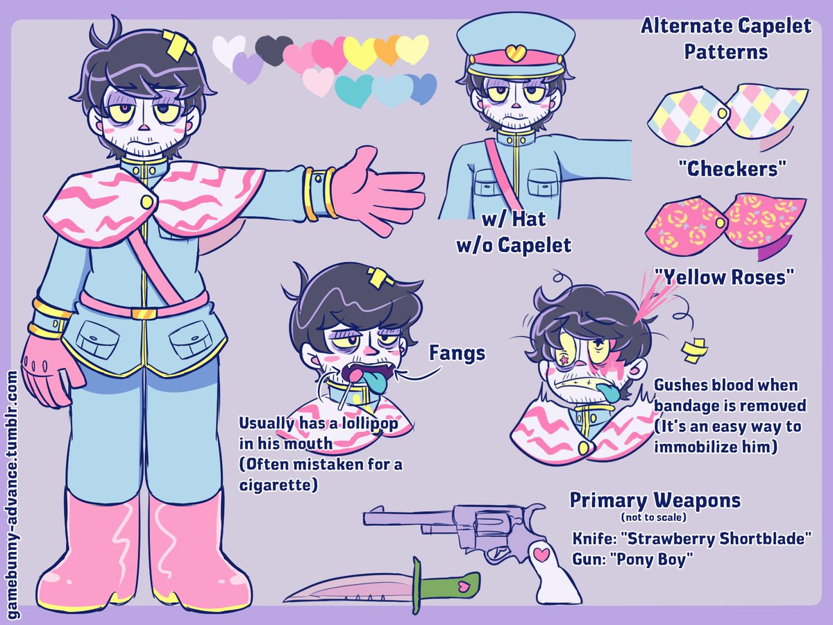 "Personal Art Backlog"
Because sometimes I do draw things besides NSR.
Not often. But it does happen.
(I made a lot of character refs 'cus I thought I was gonna do Art Fight this year, but it didn't really work out~)