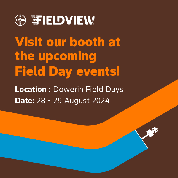 Start the countdown to <a href="/DowerinFieldDay/">Dowerin Machinery Field Days</a>'s on the 28-29th August! The #Bayer team will be at Site # 76A. Come down for a chat!

It's not too late to register: dowerinfielddays.com.au

#FieldView #DigitalFarming #DowerinFieldDay