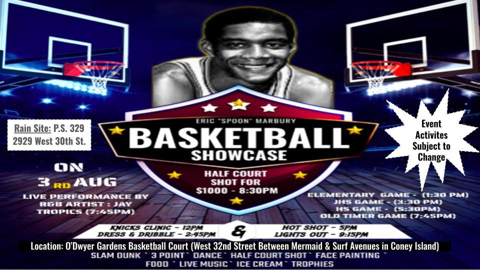 Marcia Marbury (@msresource) on Twitter photo NBA All-Star Stephon Marbury and his family invite you to the Eric Marbury basketball event on Sat., 8/3, at O’Dwyer Gardens in Coney Island. <a href="/StarburyMarbury/">I AM PEACE STAR</a> will celebrate his late oldest brother, the leader of the Marbury Basketball Family!Hope to see you there! NBA All-Star Stephon Marbury and his family invite you to the Eric Marbury basketball event on Sat., 8/3, at O’Dwyer Gardens in Coney Island. <a href="/StarburyMarbury/">I AM PEACE STAR</a> will celebrate his late oldest brother, the leader of the Marbury Basketball Family!Hope to see you there!