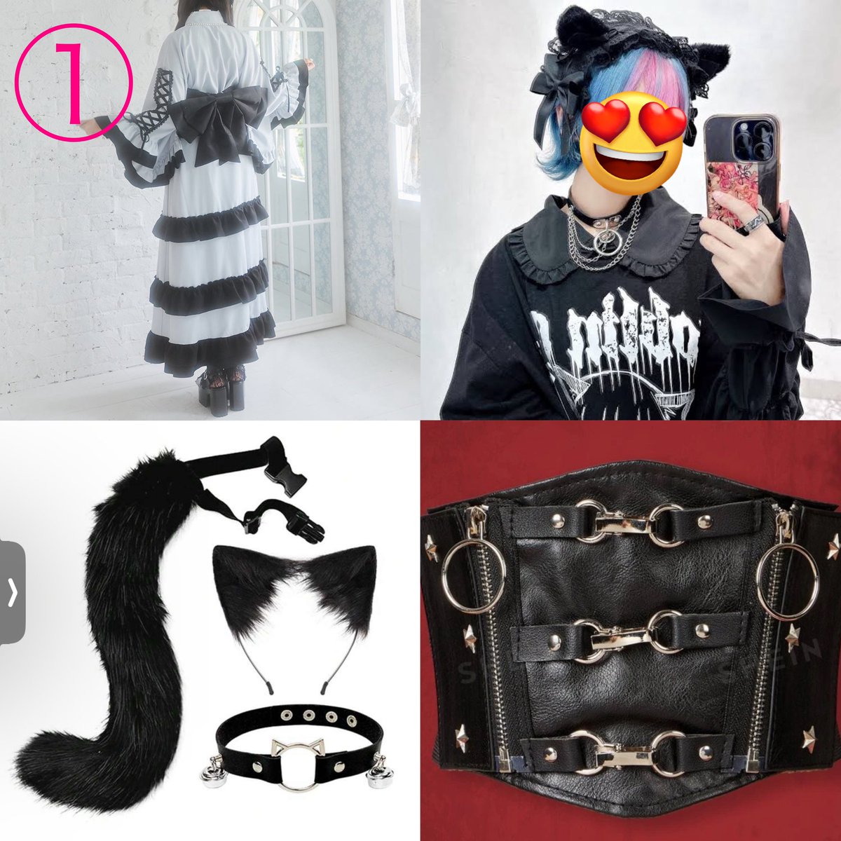 Necos_shiii's tweet image. 第一回しぃちゃんの夏祭り出勤着アンケート👏

みんなの票でしぃの衣装が決まるかも？🐈‍⬛
しぃちゃんに着て欲しいのはどれですか！