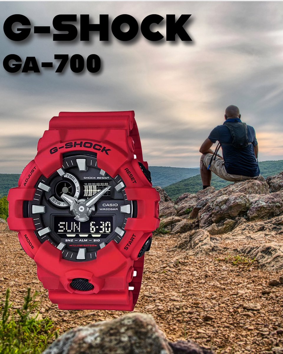 regularwatchguy's tweet image. One of the most user friendly and affordable watches offered by G-SHOCK. The GA-700 line combines the renowned rugged capabilities G-SHOCK is so widely recognized for with a comfortable wear and a splash of style. All for less than $100USD. #gshock #affordable #watch #casio #like…