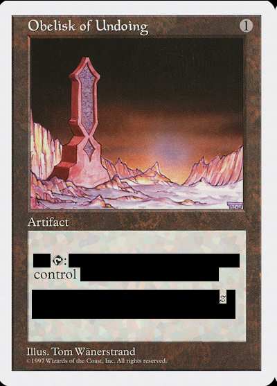 I ultimately decided the sharpie MTG premise wouldn't last long enough idea-wise to merit a full account - plus I am pretty busy these days as is - but did want to I ultimately decided the sharpie MTG premise wouldn't last long enough idea-wise to merit a full account - plus I am pretty busy these days as is - but did want to