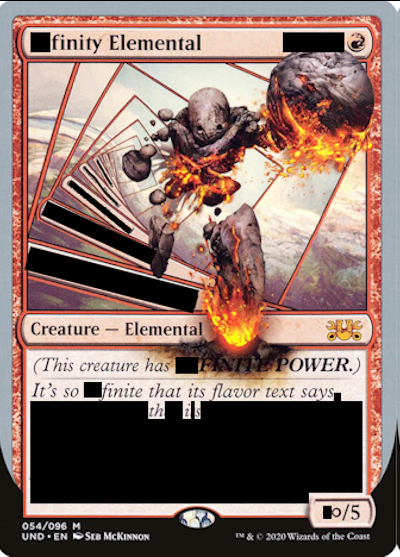 I ultimately decided the sharpie MTG premise wouldn't last long enough  idea-wise to merit a full account - plus I am pretty busy these days as is  - but did want to