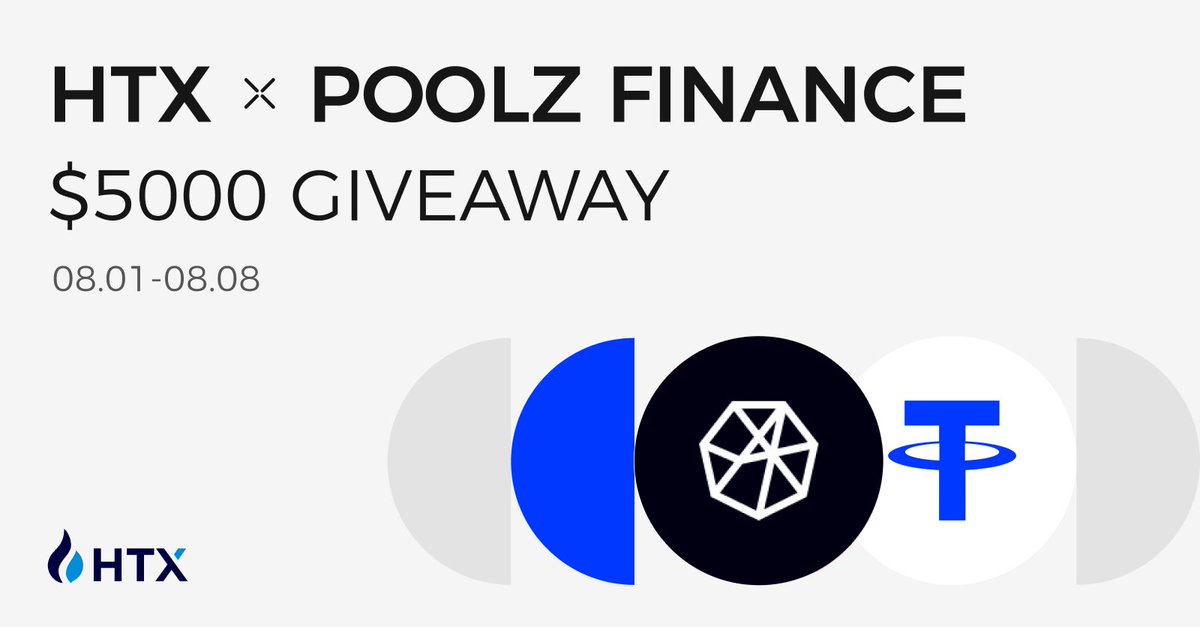 HTX_Global's tweet photo. HTX x Poolz Finance
$5000 POOLX Giveaway!

Enter to share $5,000:
✅Follow @HTX_Global @Poolz__

✅RT + Like + Tag 2 Friends

✅Fill out the form
https://t.co/xRtaq0H0MY https://t.co/1cjrp5ecxI
