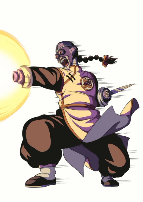 8月1日 パイの日なのでサイボーグ桃白白描いた 