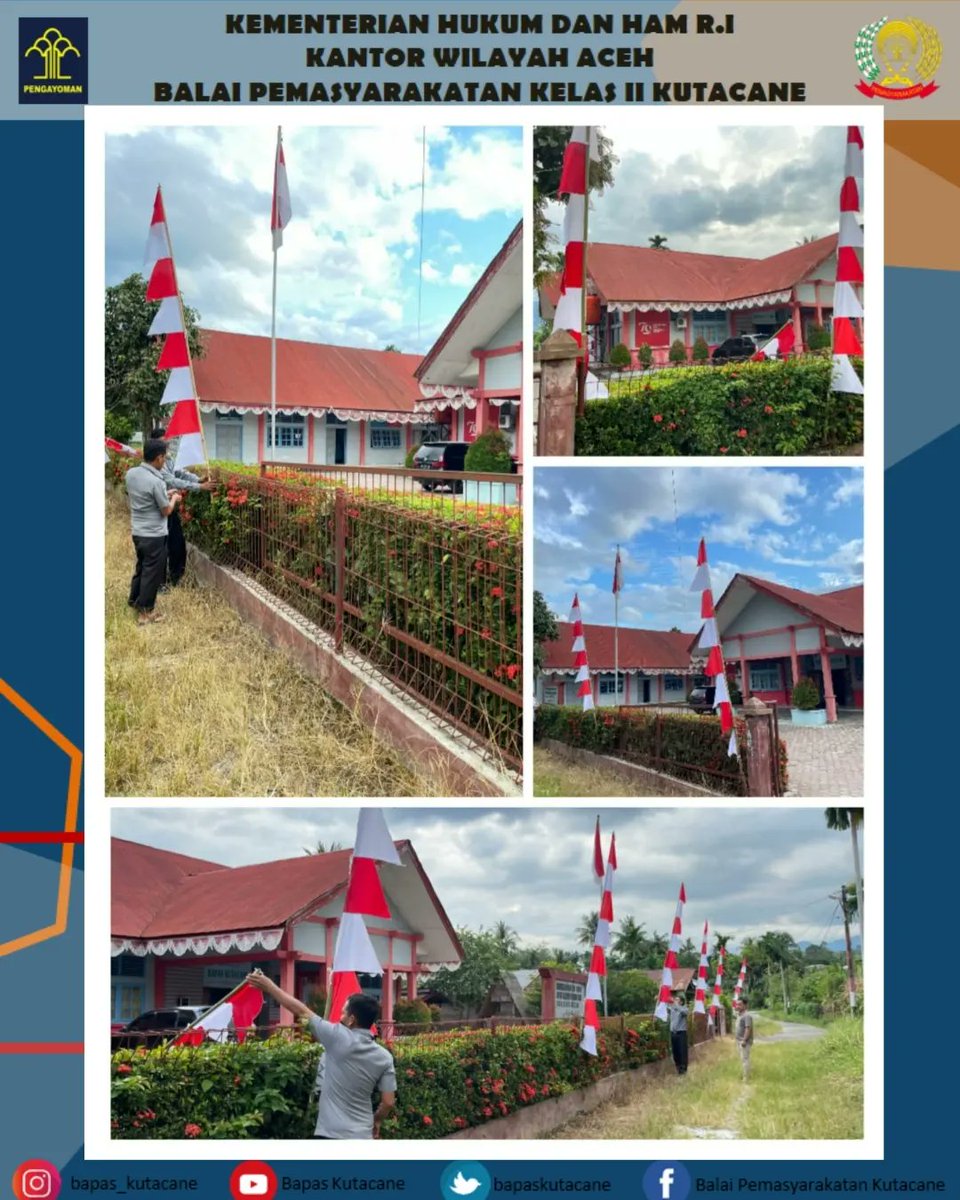 Semarak Sambut HUT RI dan Hari Pengayoman ke 79 Bapas Kutacane