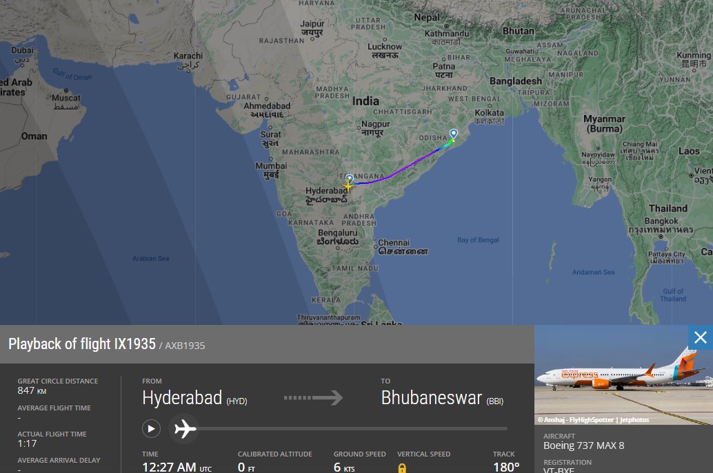 SkyHYD's tweet photo. #aviation #avgeeks #FlyHyd
@AirIndiaX  #Hyderabad - #Bhubaneshwar  started operations from today. 16th domestic destination of IX. HYD-GAU/IMF starts from 1st September. Expect more #domestic destinations like #SXR, #IXR, #AMD, #IDR, #TIR, #TRZ, #IXE, #CCJ, #AYJ in coming months. https://t.co/6a18LDRtiS
