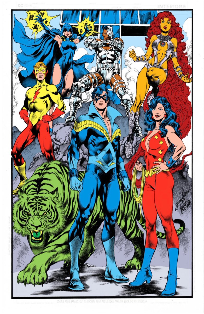 _AJForever101's tweet photo. New Teen Titans Era! Same characters just updated looks.

Art by Jose Luis/@LucianoVecchio and @lukmeyer30 

#Nightwing
#DonnaTroy
#Starfire
#TeenTitans 
#ComicArt 
#dccomics https://t.co/rcGlkWSSNA