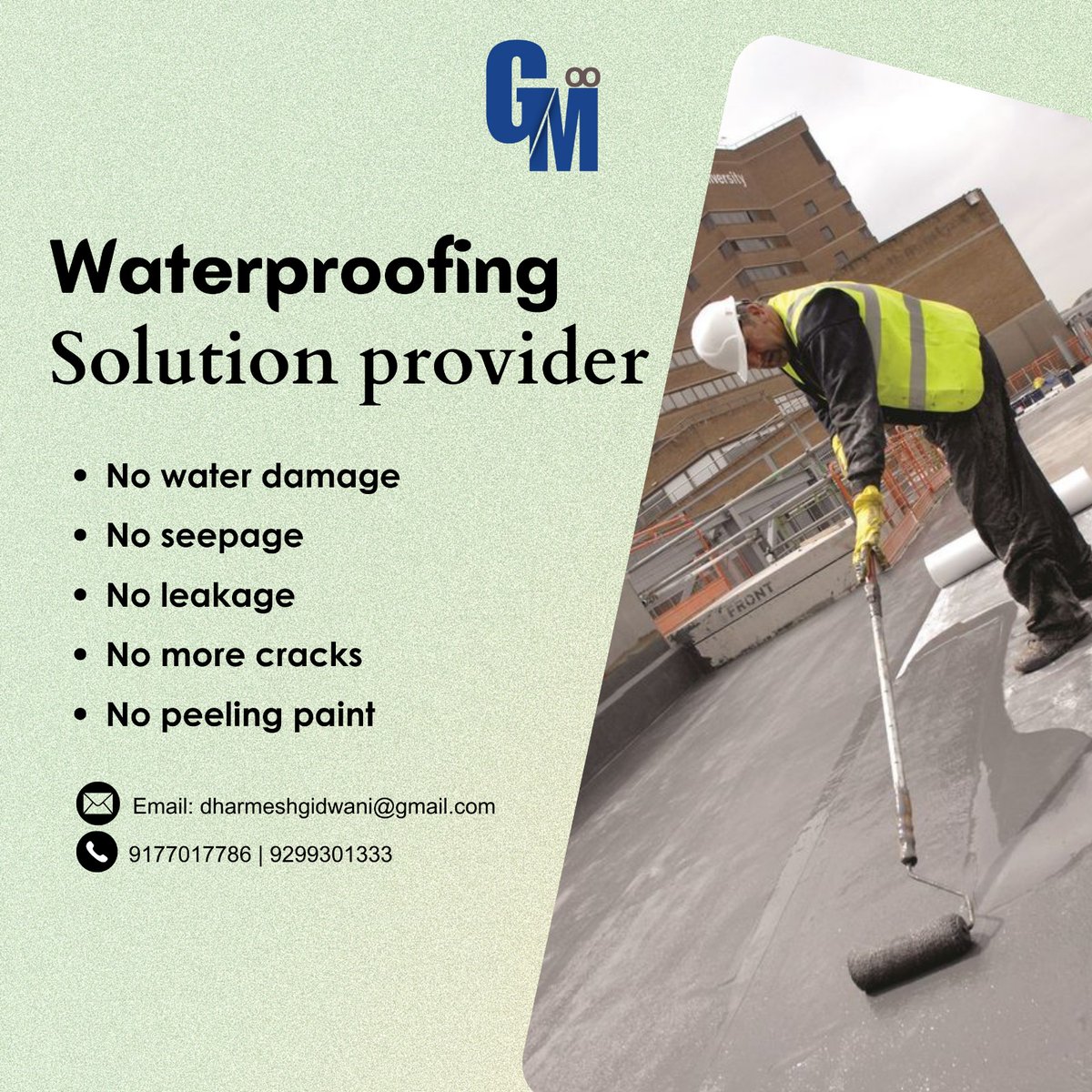 Gr8_Int_Design's tweet image. 🚫💧 Say Goodbye to Water Damage with GM8 Interiors and Exteriors! 💧🚫

#GM8InteriorsAndExteriors #Waterproofing #HomeProtection #NoWaterDamage #LeakProof #HomeImprovement #SeepageSolution #NoMoreCracks #PeelingPaintNoMore #WaterDamageRepair #ExpertWaterproofing #InteriorDesign