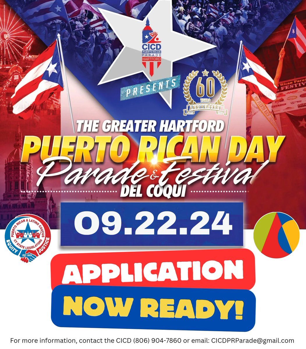 Parade Application is now available hartfordprparade.com