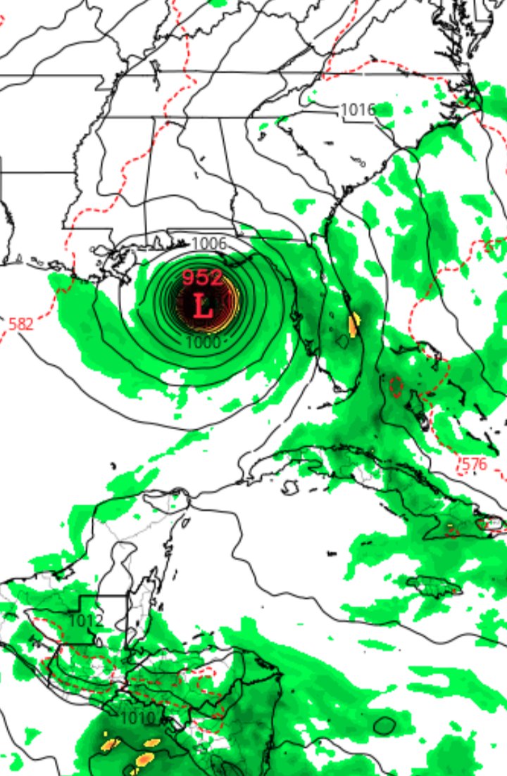 StatsWeather's tweet photo. Hurricane Elena 1985 is a very good analog for tonight's GFS run and I dare to say this system overall.....Yikes!
#wxtwitter #Tropicswx #Debb https://t.co/IS5gLXFyk6