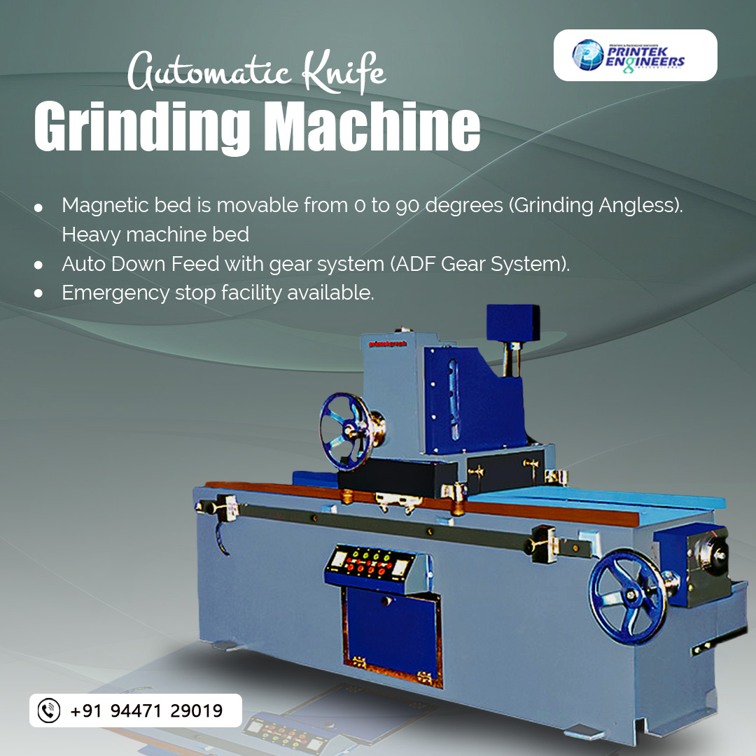 printekeng's tweet image. Upgrade your grinding process with our state-of-the-art Automatic Knife Grinding Machine. 
.
.
For more information contact us:
India - +91 9447129019, +91 9495929019
Dubai - +971 544325880,+971 525156792
#KnifeGrinding #AutomaticGrinding #PrecisionGrinding #KnifeSharpening