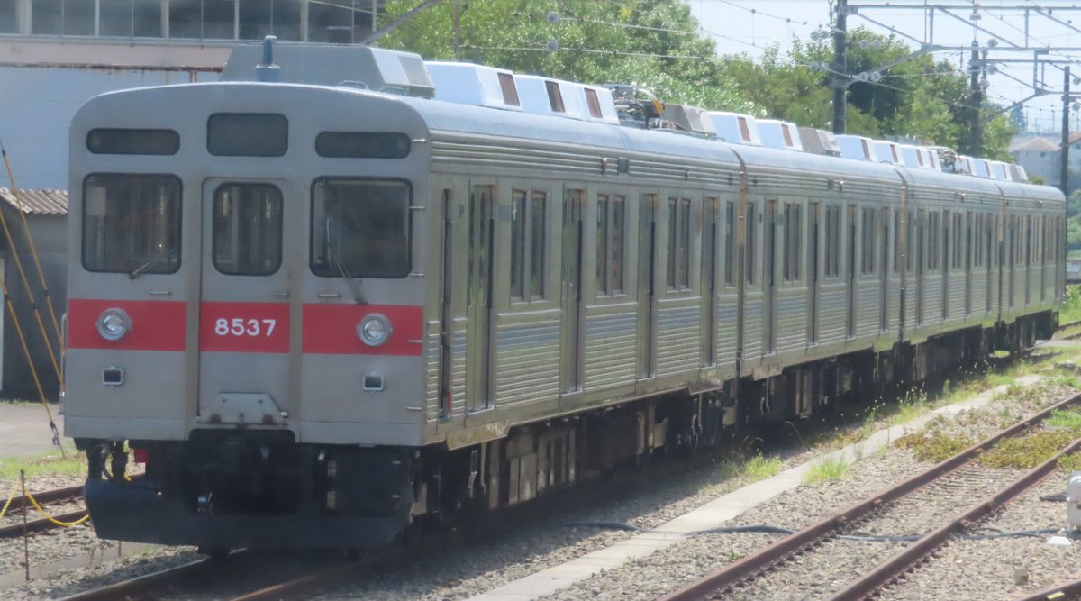 現状品 東急8500系8637編成4連 現状品 東急8500系8637編成4連