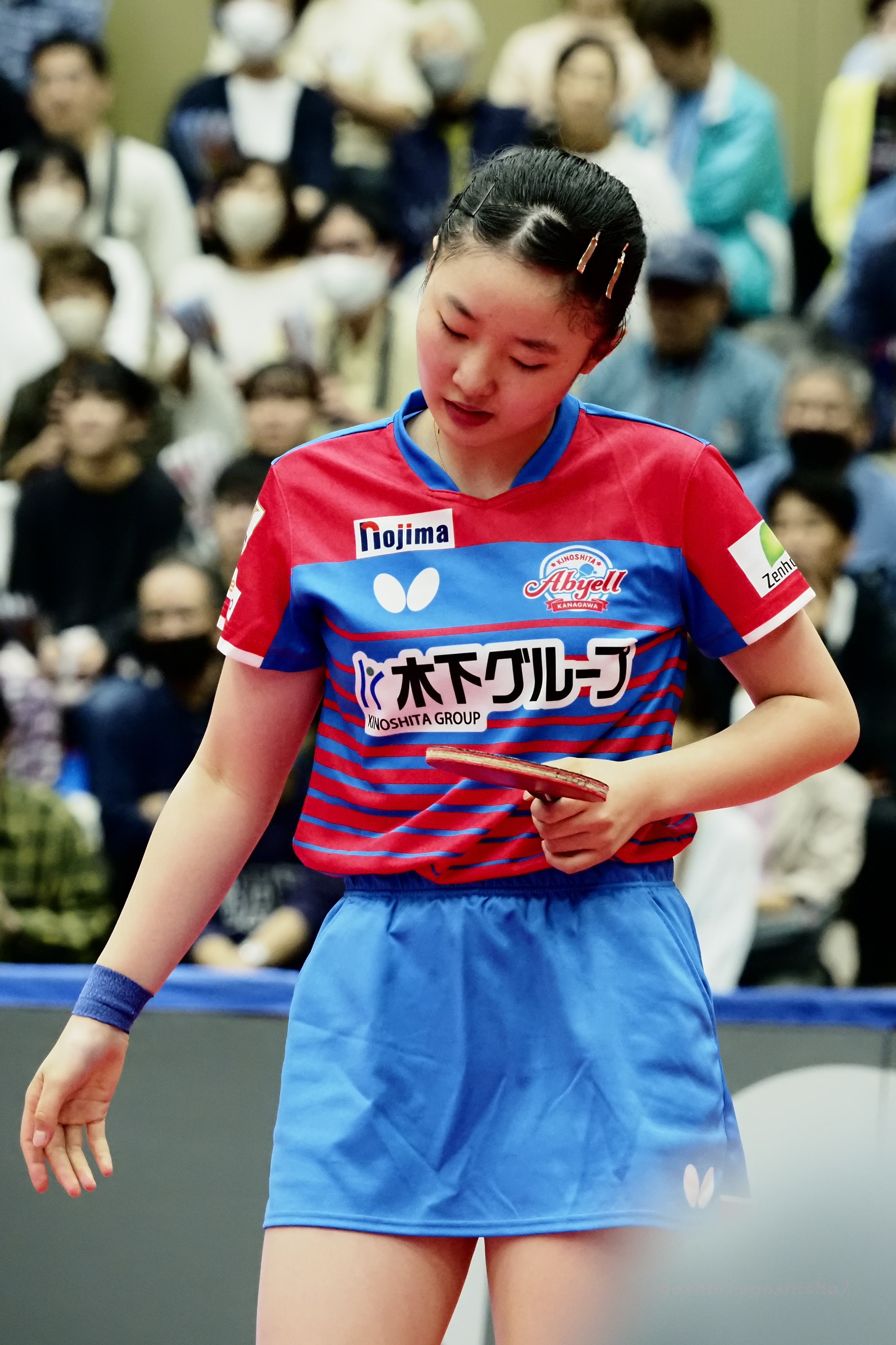 張本美和】3勝目を決定付けるシングルス勝利 木下アビエル神奈川