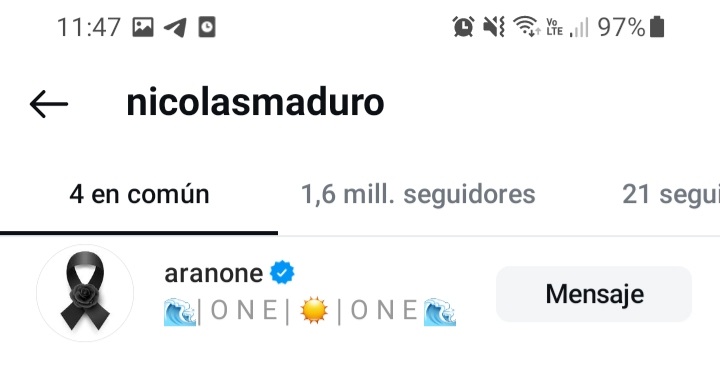 GabRojiviris's tweet photo. Hagamos un nuevo movimiento que se llame, exponiendo enchufados enclosetados 😂😂. Busquen los perfiles de Maduro y Diosdado y ahí se van a dar cuenta quien es quien. Comienzo yo con el Aran One jajaja que más boleta no pudo ser https://t.co/3VHS9p5X0i