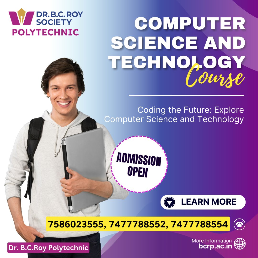 durgapurbcrp's tweet image. 💻Unlock Your Potential with a Computer Science and Technology Course!💻
Enroll Now!
For more details, visit our website: bcrp.ac.in
📞 Have questions? Contact us: 7586023555, 7477788552, 7477788554
#ComputerScience #TechnologyCourse #FutureTechLeaders