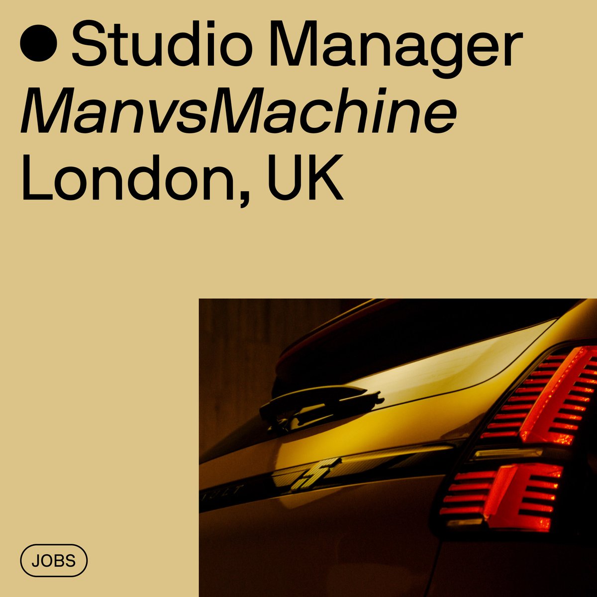 The Brand Identity (@tweetsbytbi) on Twitter photo Design and direction company <a href="/Man_vs_Machine/">ManvsMachine</a> is hiring a Studio Manager in London, UK. Find out more and apply → t-bi.link/jobs Design and direction company <a href="/Man_vs_Machine/">ManvsMachine</a> is hiring a Studio Manager in London, UK. Find out more and apply → t-bi.link/jobs
