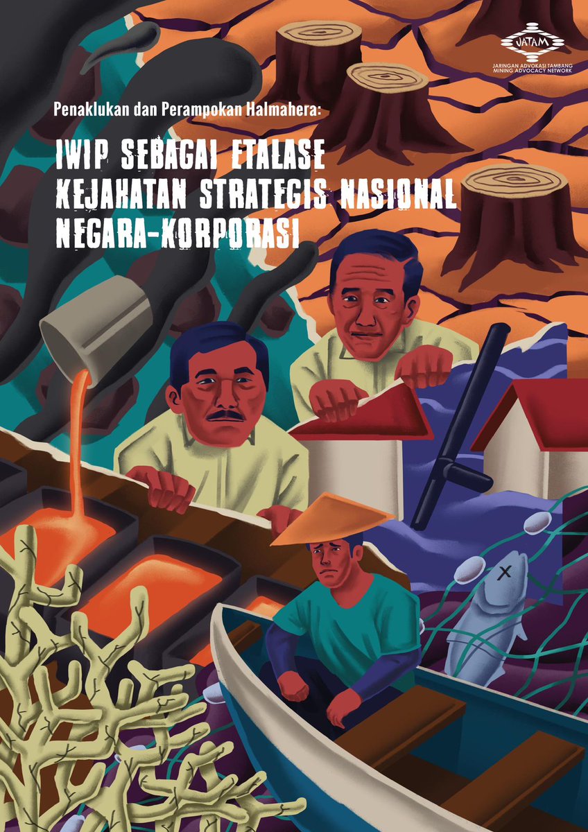 Pertambangan dan hilirisasi nikel yang dibangga-banggakan Jokowi telah menjadi petaka bagi warga dan lingkungan.

Kami merekam situasi terkini di Halmahera, terutama terkait operasi perusahaan raksasa seperti IWIP dan sejumlah perusahaan yang terintegrasi dg kawasan industri itu.