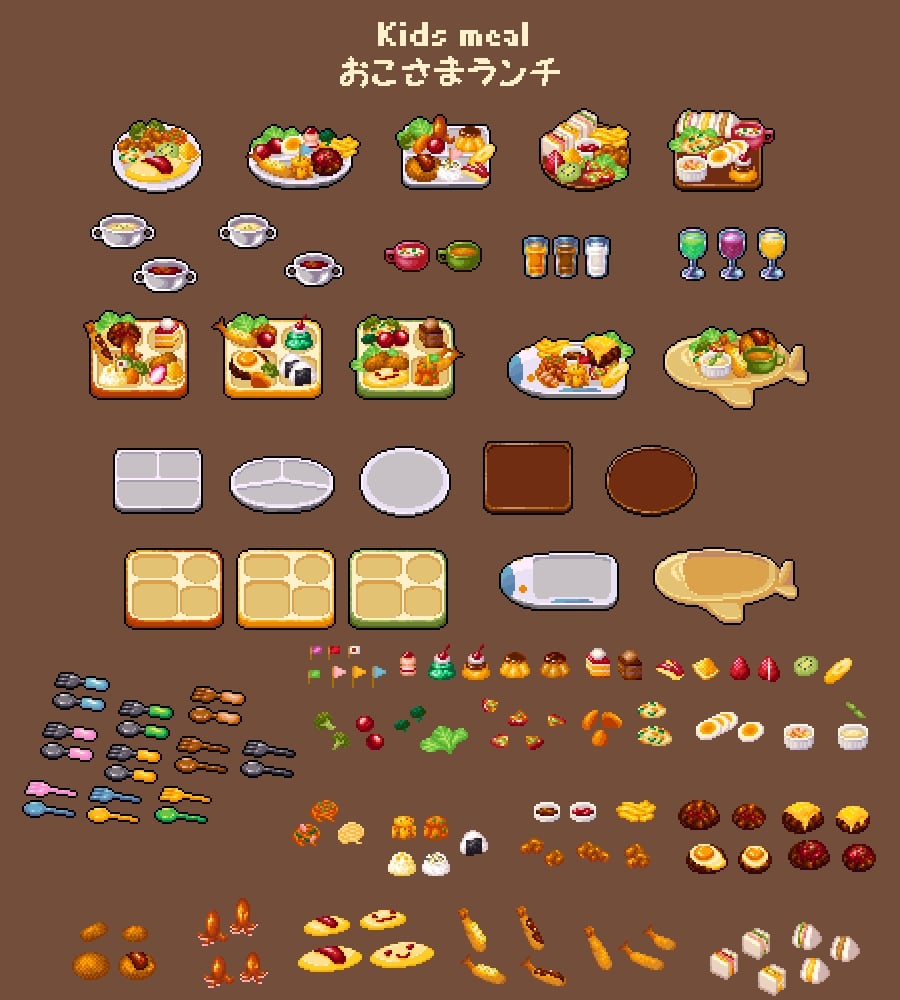 レトロカフェセット販売中！😋☕️🥪🍝🧇🍮

mokuya.booth.pm

気がつけば8月😮🍦🍧🍨

#BOOTH #pixelart
