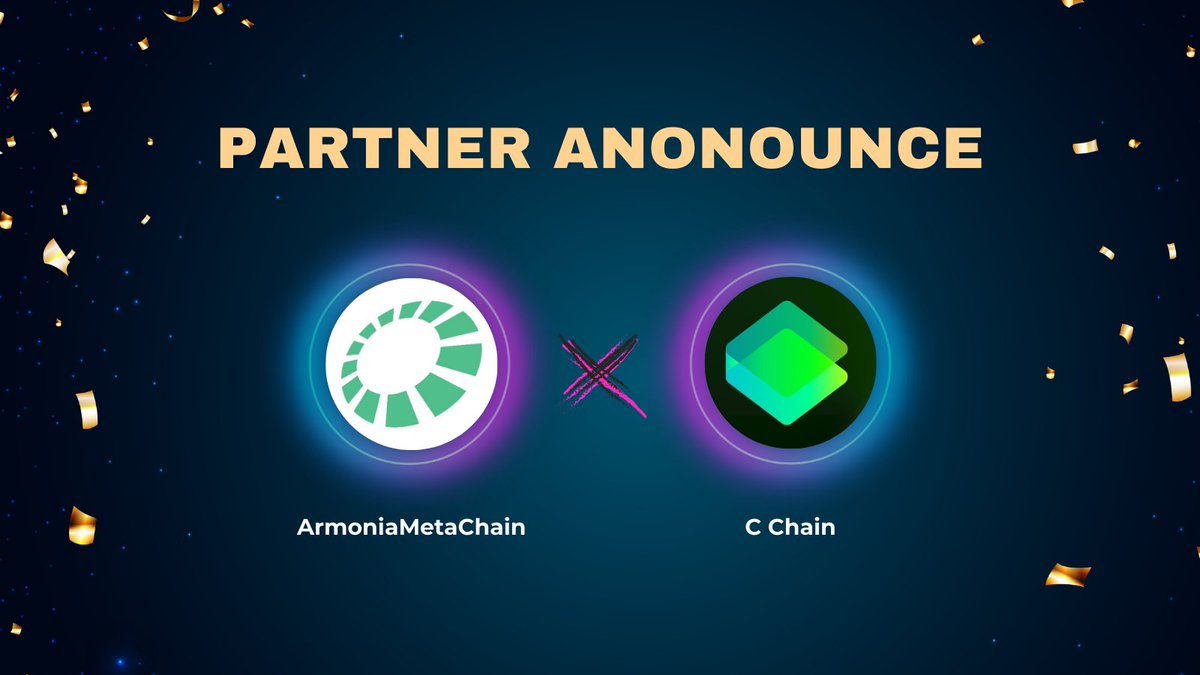 BiCily (@c_chainofficial) on Twitter photo 🤝 PARTNERSHIP ANNOUNCEMENT: We’re excited to announce our new #partnership with ArmoniaMetaChain <a href="/Armonia_Network/">ArmoniaMetaChain</a>
Armonia Meta Chain (AMC) aiming to establish a novel ecosystem with multiple gateways and integrated applications for blockchain enthusiasts worldwide.
#AMAX #web3 🤝 PARTNERSHIP ANNOUNCEMENT: We’re excited to announce our new #partnership with ArmoniaMetaChain <a href="/Armonia_Network/">ArmoniaMetaChain</a>
Armonia Meta Chain (AMC) aiming to establish a novel ecosystem with multiple gateways and integrated applications for blockchain enthusiasts worldwide.
#AMAX #web3