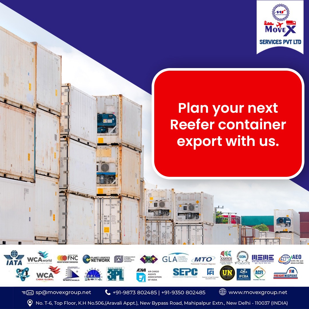 MovexGroup's tweet photo. Ensure Freshness and Reliability with Movex Services! ❄️🚢

At Movex Services, we blend innovation with expertise to offer seamless, efficient, and reliable refrigerated shipping solutions.

#refrigeratedshipping #movexservices #reefercontainers #logisticsolutions https://t.co/Q8dbeZFQJq