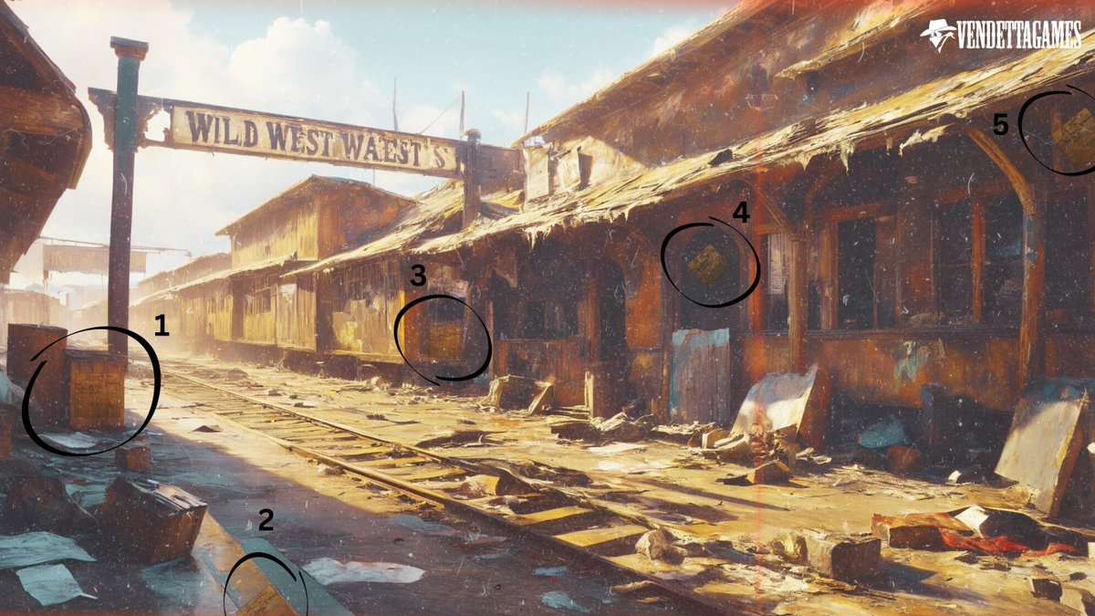 VendettaGamesHQ's tweet photo. 🚀Howdy! Thanks again for jumping into our hidden object challenge! 🕵️‍♂️ Here’s where you can find each Frontier Pass! Explore, and stay tuned for more exciting challenges! 🌟🔍 #FrontierPass #Chalkriver #VendettaGames https://t.co/LCNWwY4ecT