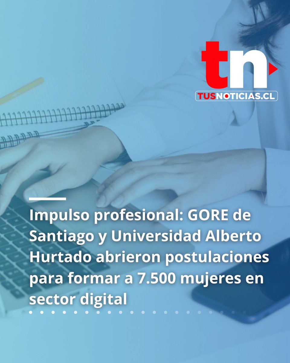 tusnoticiascl's tweet image. Son #cupos gratuitos y limitados 🔥

Es un programa del #Gore de #Santiago para reducir las brechas de género en el área #digital.

Lee la nota completa ⬇️
tinyurl.com/2yb9qazp

#TusNoticias

 #UAH #Mujeres #Diplomado