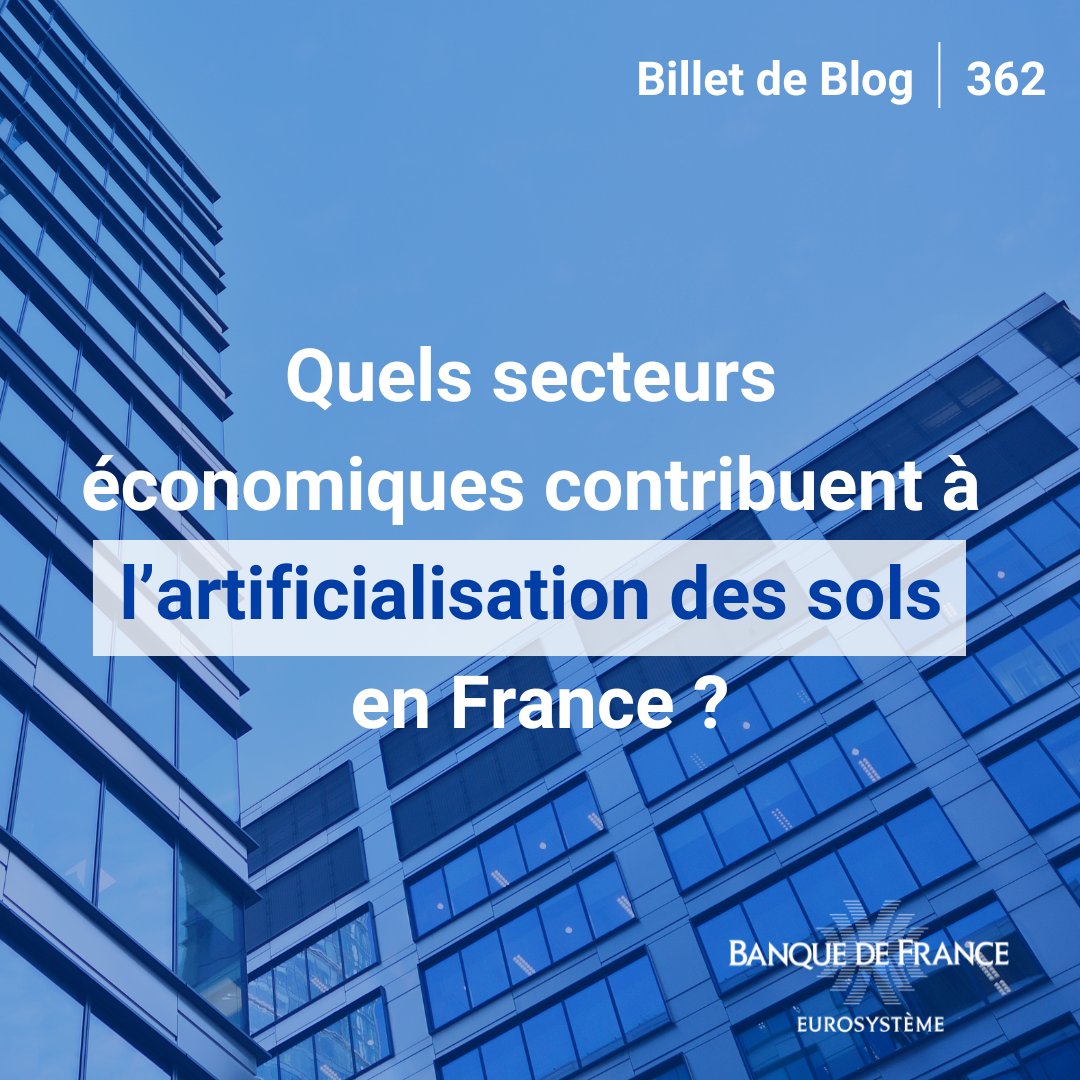 🏗 Quels secteurs économiques contribuent à l’artificialisation des sols en France ?

Le changement d'usage des sols, qui inclut leur artificialisation, est la cause principale de perte de #biodiversité terrestre dans le monde. La protection des sols contre l’artificialisation