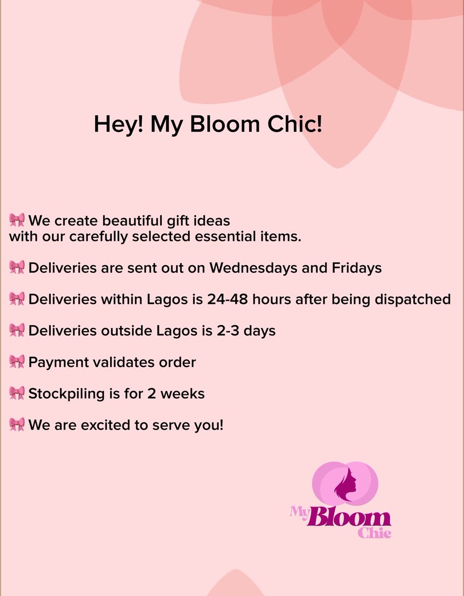 My_Bloom_Chic's tweet image. My Bloom Chic is live, we help create beautiful gift ideas with our carefully selected essential items. Pleasing girly aesthetics you will love to own❤️