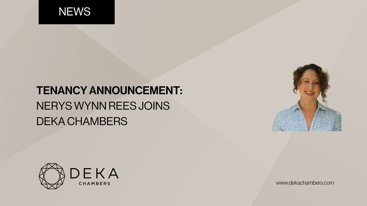 We are delighted that Nerys Wyn Rees has joined us as a tenant. Nerys has a wealth of experience and specialises in public law children work. Having spent the last 14 years working within local government, she is perfectly placed to take on instructions from any local authority.