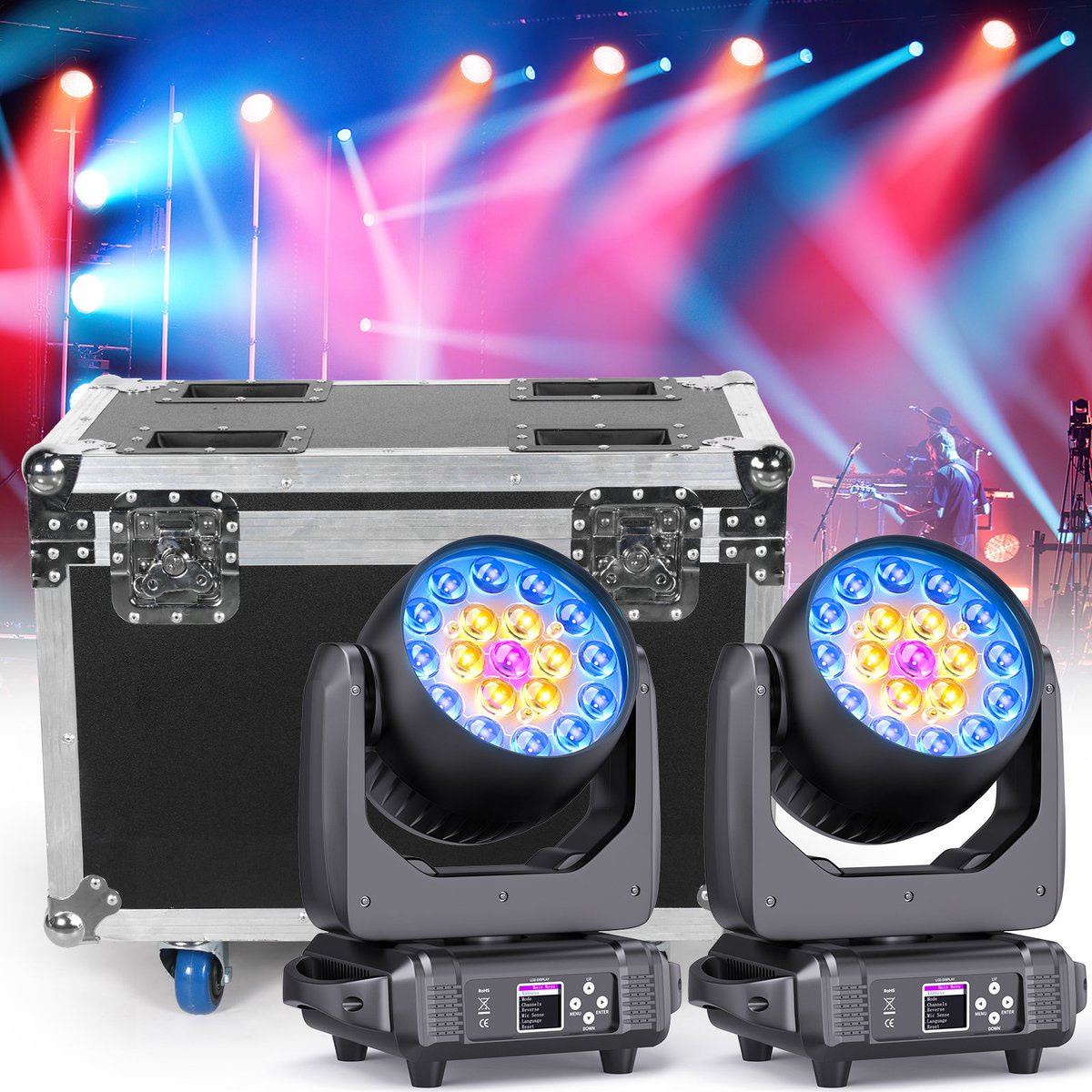 LisaUking14223's tweet image. 19*15 Rgbw 4 In 1 Zoom Wash Led Moving Head Lights With Flight Case

#ledmovingheadlight #ledmovingheadzoom