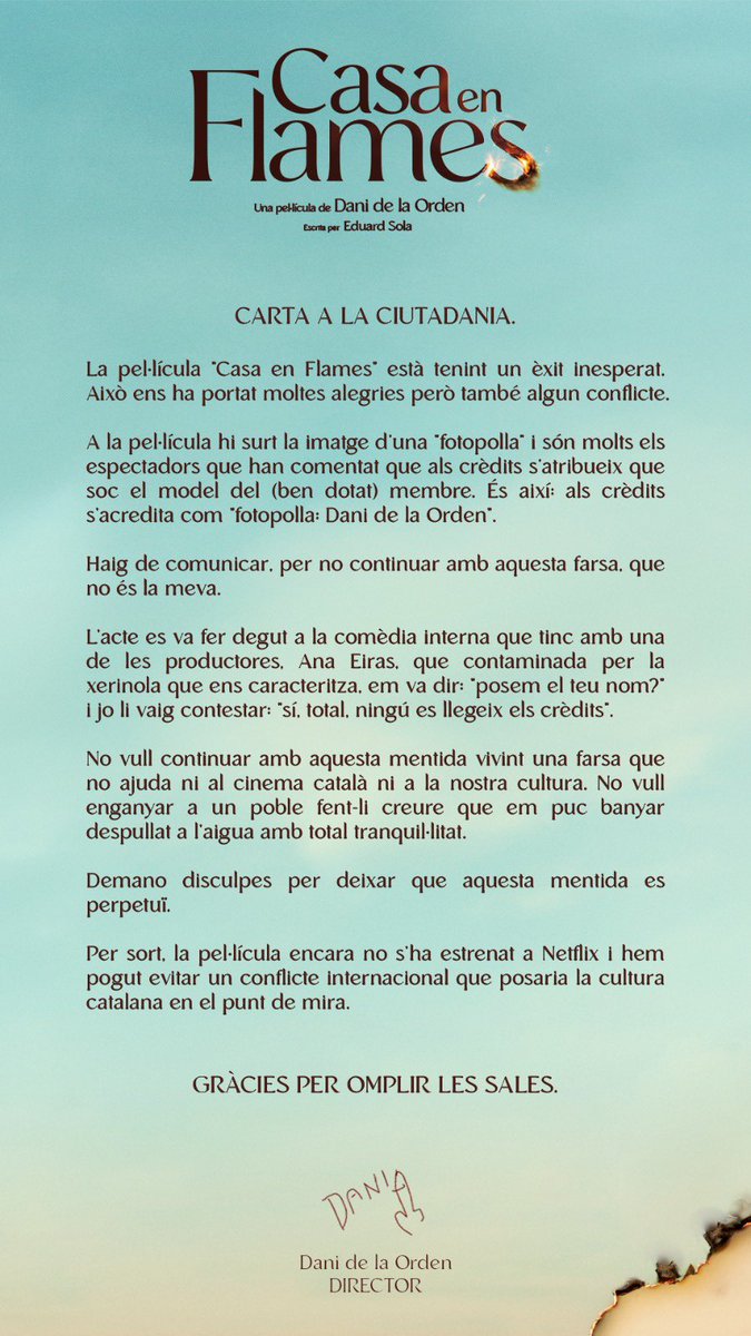 dani de la orden tweet media
