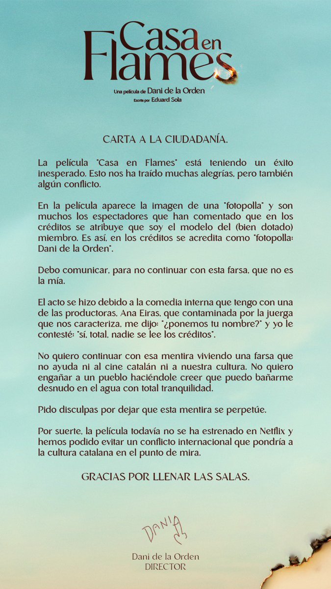 dani de la orden tweet media