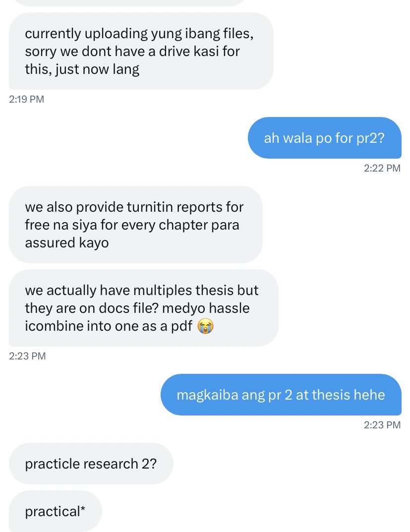 lol, can i even trust commers for a full-blown research paper pero ‘di alam difference ng thesis at research? fishy 😭🫠