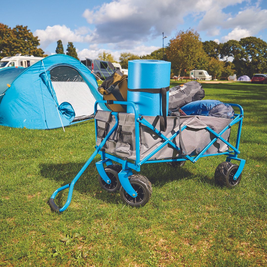 drapertools's tweet image. The perfect summer essential ☀️

Headed to the beach, camping or a festival?
Take a load off, our foldable Cart with an 80kg capacity and easy-fold design makes carrying your gear simple and stress-free.

#DraperTools #FoldingCart #Festival #Beach #Camping