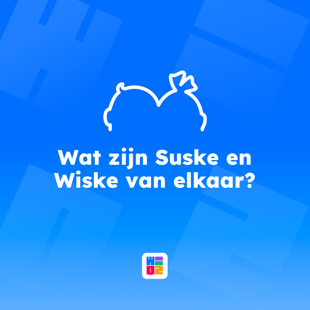 Wat is de band tussen Suske en Wiske? 🤔💭 Test je kennis en laat zien dat jij een echte stripboeken expert bent! 📚✨ Speel WizQuiz en ontdek je favoriete categorieën. 🧠🔥

#WizQuiz #SuskeenWiske #Stripfan #TestJeKennis #FunQuiz
