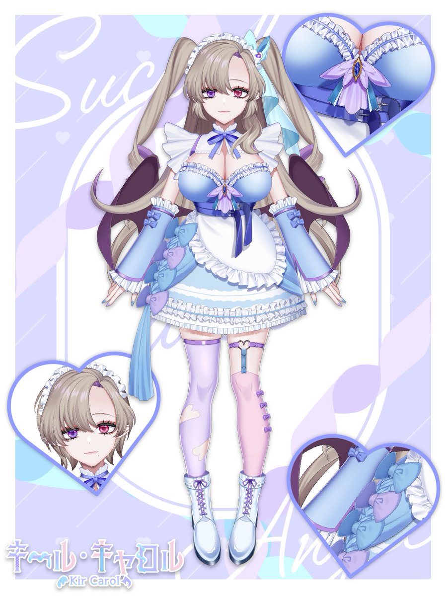 kircarolV's tweet photo. ୨୧┈┈┈┈┈┈୨୧

天界生まれ魔界育ちを経て
人間界に住んでるサキュバスと天使のハーフᴠꜱɪɴɢᴇʀ🎤𓂃𓈒𓂂𓏸

大好きなスタイリスト様は丁嵐あたらよ( @atry_oekk  )様❣️

今ならニンゲンちゃんも生きとし生けるものみんな最古参！君の推し枠ひとつ下さい！🫶

#8月のVTuberフォロー祭り︎ https://t.co/rmEMlaZE6o