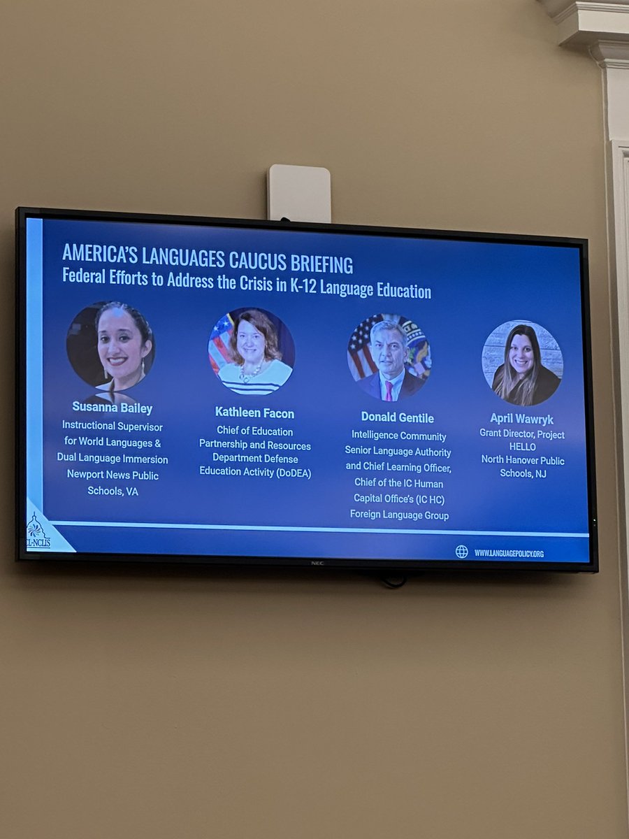 NNPS World Languages (@nnps_wrldlang) on Twitter photo Our DLI & WL supervisor had an amazing time on Capitol Hill sharing how WLARP DoDEA grants have supported the expansion & progress of our programs in NNPS!Honored to sit alongside experts who believe in the NEED for language education for all students. <a href="/JNCLInfo/">Joint National Committee for Languages</a> @DoDEA #ONENNPS Our DLI & WL supervisor had an amazing time on Capitol Hill sharing how WLARP DoDEA grants have supported the expansion & progress of our programs in NNPS!Honored to sit alongside experts who believe in the NEED for language education for all students. <a href="/JNCLInfo/">Joint National Committee for Languages</a> @DoDEA #ONENNPS