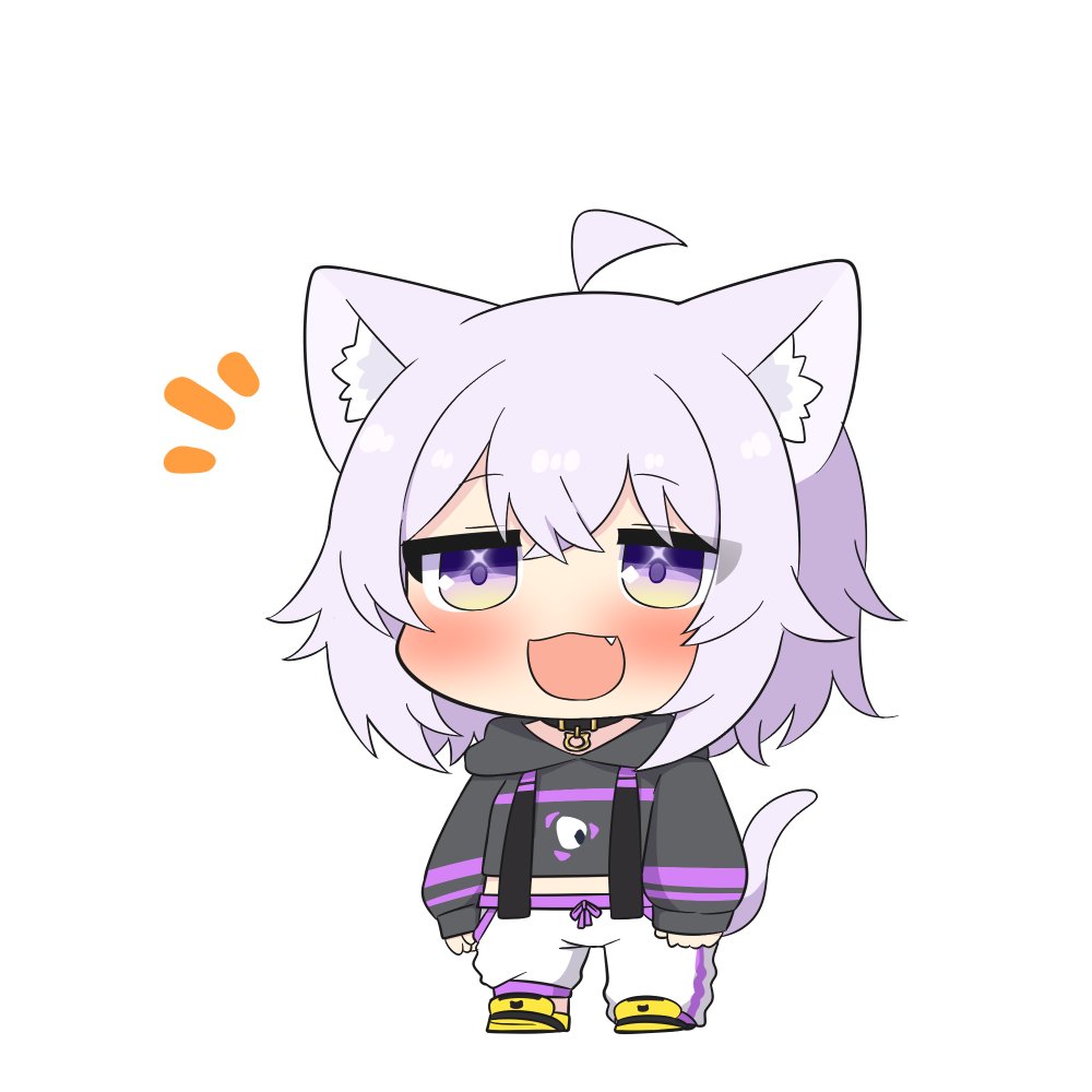 猫又おかゆ ,猫又おかゆ(通常) 「おがゆ #絵かゆ 」|トゥーミのイラスト