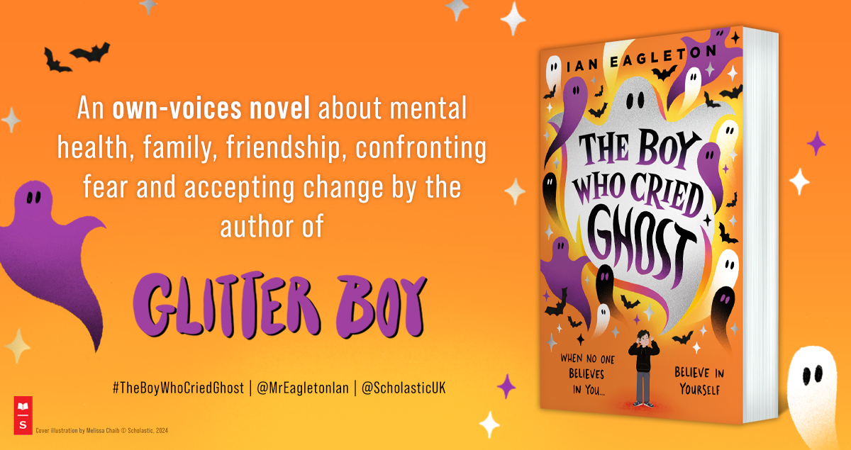 scholasticuk's tweet image. There's a ghost in Richard's wardrobe. But that's OK. He has a way to keep it trapped inside...

An own-voices novel about mental health, family, friendship, confronting fear and accepting change by Polari-prize-winning author @MrEagletonIan. Out today!

#TheBoyWhoCriedGhost 👻
