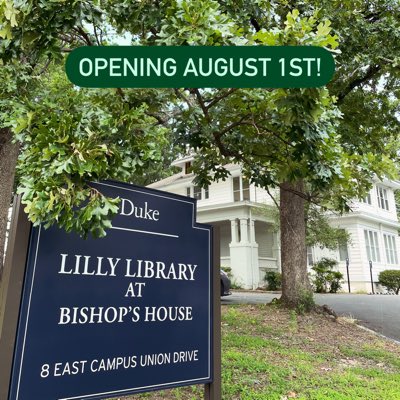 #NewProfilePic Why? It’s our temp location during the Lilly Library renovation, that’s why!
